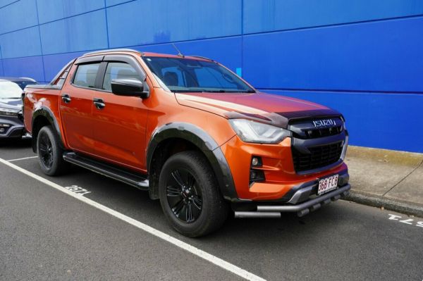 2022 Isuzu D-MAX RG1 MY22.75 X-Terrain (4x4) Orange 6 Speed Auto SEQ Sports Mode Crew Cab Utility image