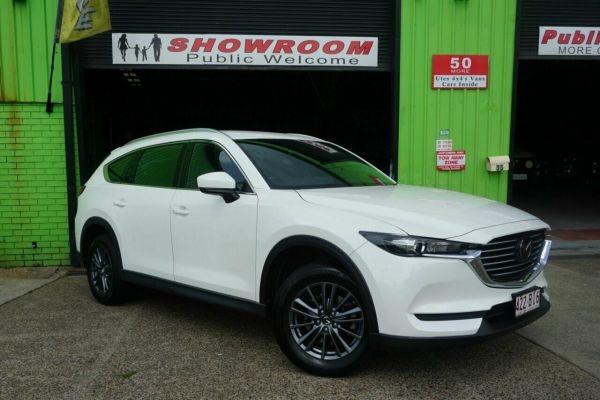 2021 Mazda CX-8 KG2WLA Sport SKYACTIV-Drive FWD White 6 Speed Sports Automatic Wagon image