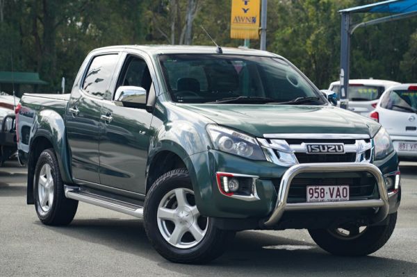 2014 Isuzu D-MAX MY14 LS-U Crew Cab Green 5 Speed Sports Automatic Utility image