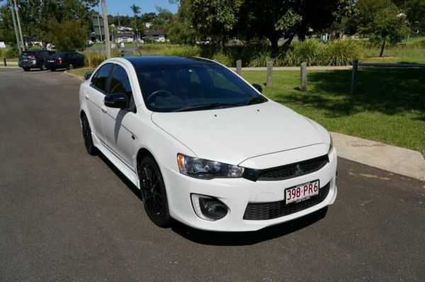 2017 Mitsubishi Lancer CF MY17 Black Edition (es) White 6 Speed CVT Auto Sequential Sedan image