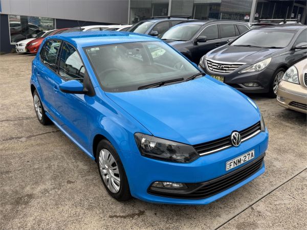 2015 VOLKSWAGEN POLO 5D HATCHBACK 6R MY16 66 TSI TRENDLINE image