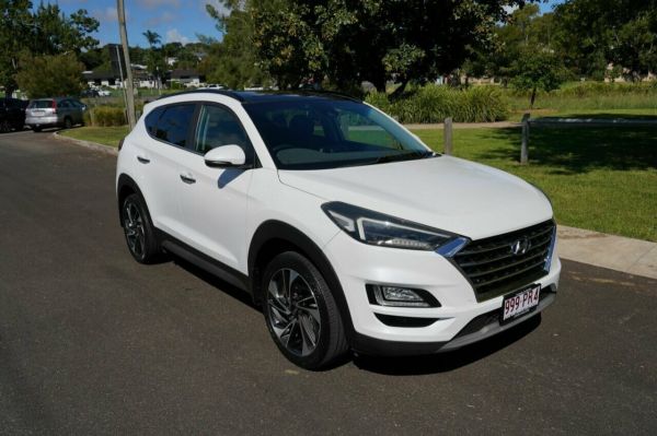 2018 Hyundai Tucson TL3 MY19 Highlander (AWD) White 7 Speed Auto Dual Clutch Wagon image