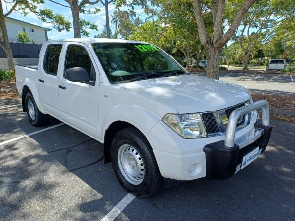 2012 Nissan Navara D40 MY12 RX (4x2) White 5 Speed Automatic Dual Cab Pick-up image