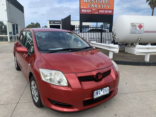 2007 Toyota Corolla ZRE152R Ascent Red 4 Speed Automatic Hatchback image
