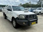 Image for 2012 Toyota Hilux KUN26R MY12 SR Xtra Cab White 5 Speed Manual Cab Chassis