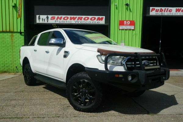 2019 Ford Ranger PX MkIII 2019.00MY XLT White 6 Speed Sports Automatic Dual Cab image