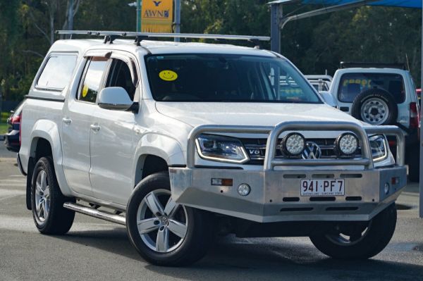 2017 Volkswagen Amarok 2H MY18 TDI550 4MOTION Perm Highline White 8 Speed Automatic Utility image