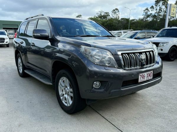 2010 Toyota Landcruiser Prado GRJ150R Kakadu Grey 5 Speed Sports Automatic Wagon image
