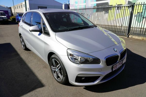2015 BMW 218i F45 Active Tourer Sport Line Silver 6 Speed Automatic Wagon image