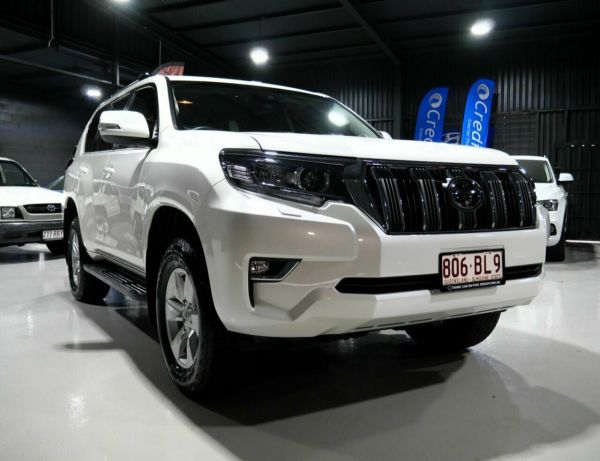 2021 Toyota Landcruiser Prado GDJ150R GXL White 6 Speed Sports Automatic Wagon image