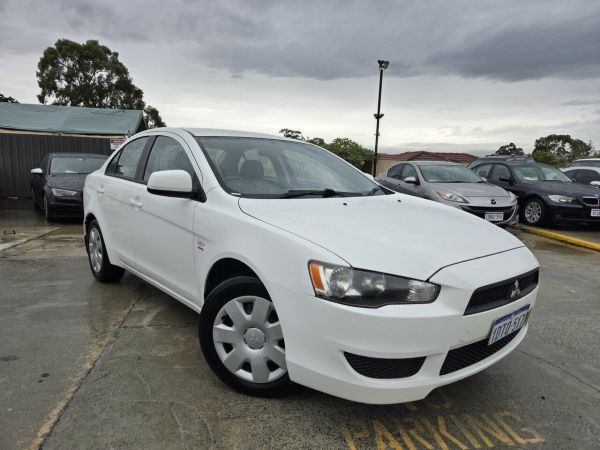 2011 Mitsubishi Lancer CJ MY11 ES White 6 Speed Constant Variable Sedan image