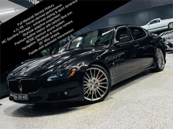 2012 Maserati Quattroporte Sedan M139 MY13 Sport GTS MC Sportline image