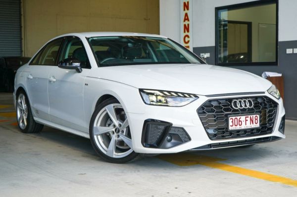 2021 Audi A4 B9 8W MY22 35 TFSI S Tronic S Line White 7 Speed Sports Automatic Dual Clutch Sedan image