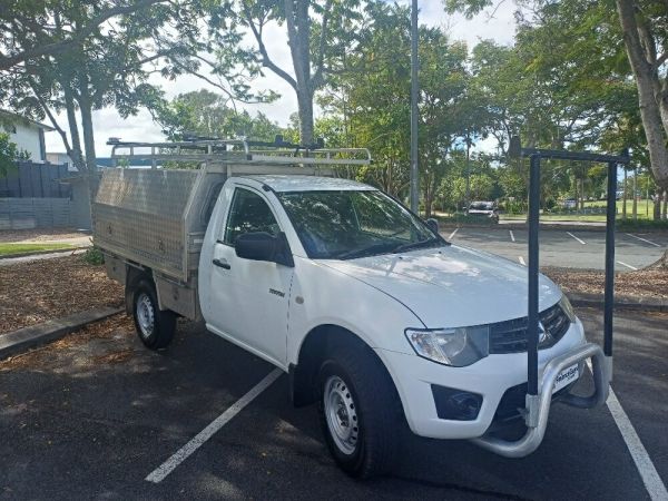 2014 Mitsubishi Triton MN MY14 Update GL White 5 Speed Manual Cab Chassis image
