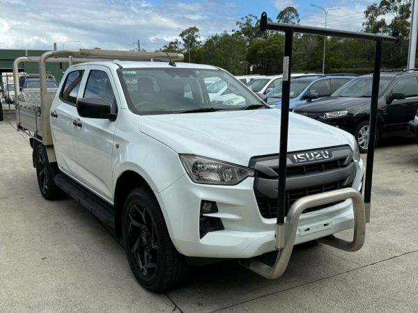2020 Isuzu D-MAX RG MY21 SX Crew Cab 4x2 High Ride White 6 Speed Sports Automatic Cab Chassis image