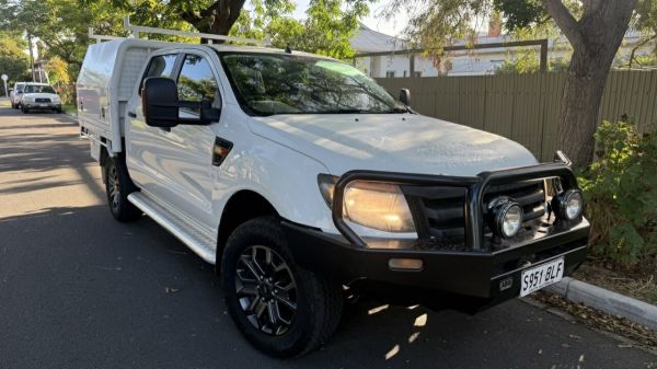 2014 Ford Ranger PX XL 3.2 (4x4) White 6 Speed Manual Dual Cab Utility image