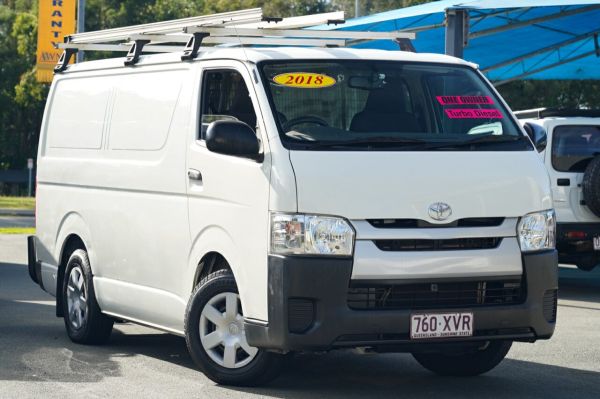 2018 Toyota HiAce KDH201R LWB White 5 Speed Manual Van image