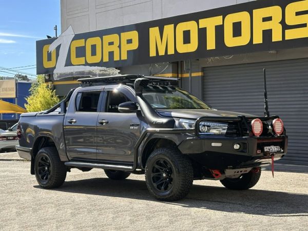 2018 Toyota Hilux GUN126R SR5 Double Cab Grey 6 Speed Sports Automatic Utility image