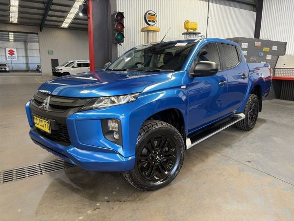 2021 Mitsubishi Triton MR MY22 GLX-R (4x4) Blue 6 Speed Automatic Double Cab Pick Up image