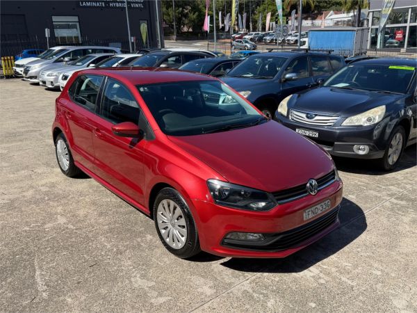 2015 VOLKSWAGEN POLO 5D HATCHBACK 6R MY15 66 TSI TRENDLINE image