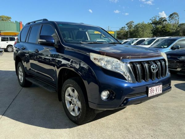 2014 Toyota Landcruiser Prado KDJ150R MY14 GXL Blue 5 Speed Sports Automatic Wagon image
