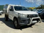Image for 2019 Toyota Hilux GUN135R Workmate 4x2 Hi-Rider White 6 Speed Manual Cab Chassis