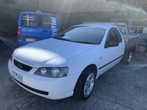 2003 Ford Falcon BA XL White 4 Speed Auto Seq Sportshift Cab Chassis image