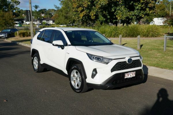 2020 Toyota RAV4 Axah52R GX (2WD) Hybrid NAV White Continuous Variable Wagon image