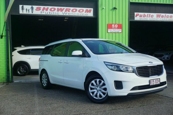 2017 Kia Carnival YP MY17 S White 6 Speed Sports Automatic Wagon image