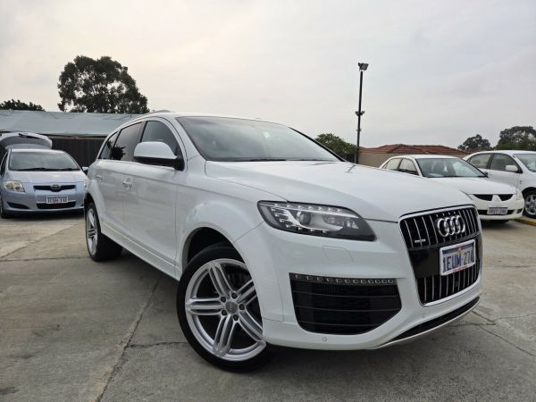 2015 Audi Q7 4L MY15 TDI Tiptronic Quattro White 8 Speed Sports Automatic Wagon image