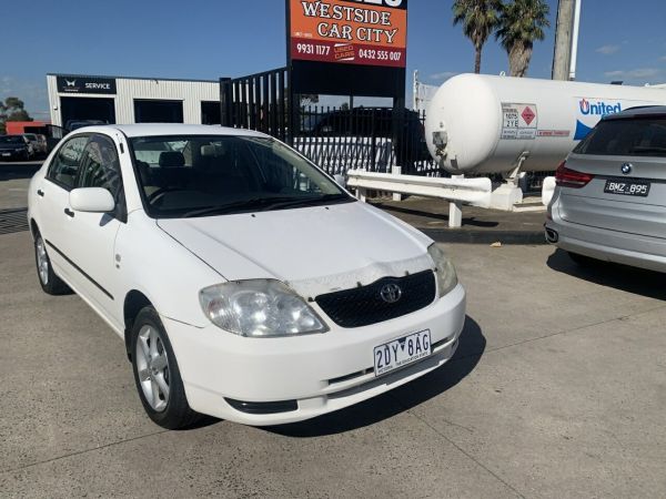 2004 Toyota Corolla ZZE122R Ascent White 5 Speed Manual Sedan image