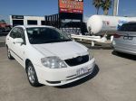 Image for 2004 Toyota Corolla ZZE122R Ascent White 5 Speed Manual Sedan