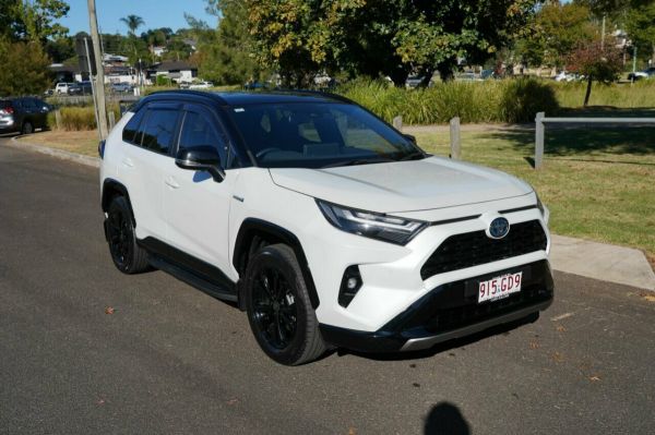 2022 Toyota RAV4 Axah54R XSE (AWD) Hybrid White Continuous Variable Wagon image