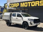 Image for 2022 Toyota Hilux GUN135R Workmate Double Cab 4x2 Hi-Rider White 6 Speed Sports Automatic Utility