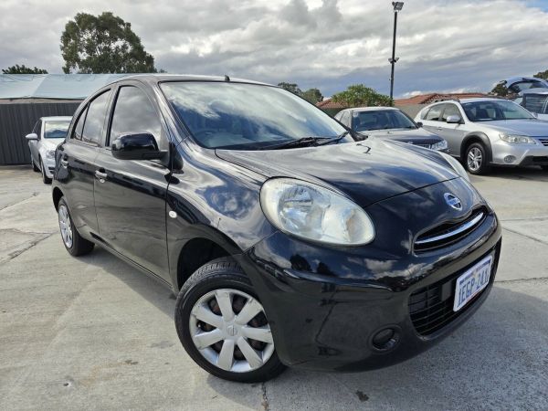2013 Nissan Micra K13 MY13 ST Black 4 Speed Automatic Hatchback image