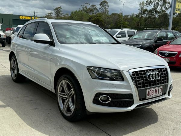 2012 Audi Q5 8R MY12 TFSI S Tronic Quattro White 7 Speed Sports Automatic Dual Clutch Wagon image