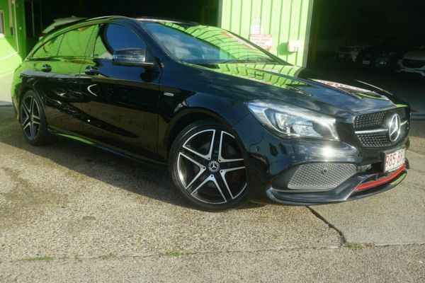 2017 Mercedes-Benz CLA-Class X117 808MY CLA250 Shooting Brake DCT 4MATIC Sport Black 7 Speed image
