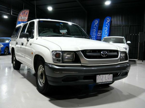 2003 Toyota Hilux RZN149R MY02 4x2 White 4 Speed Automatic Utility image