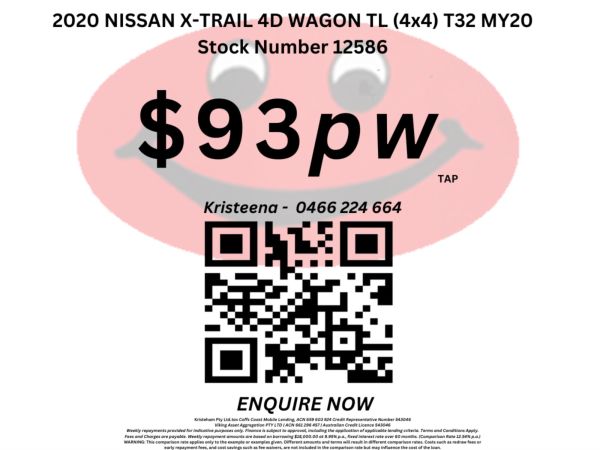 2020 NISSAN X-TRAIL 4D WAGON T32 MY20 TL (4x4) image