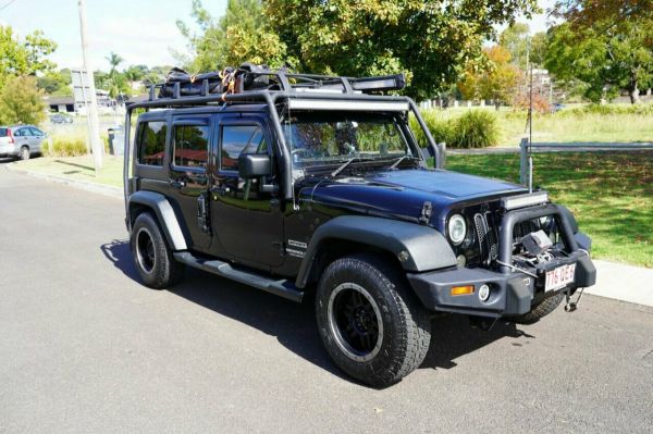 2012 Jeep Wrangler Unlimited JK MY13 Sport (4x4) Black 6 Speed Manual Softtop image