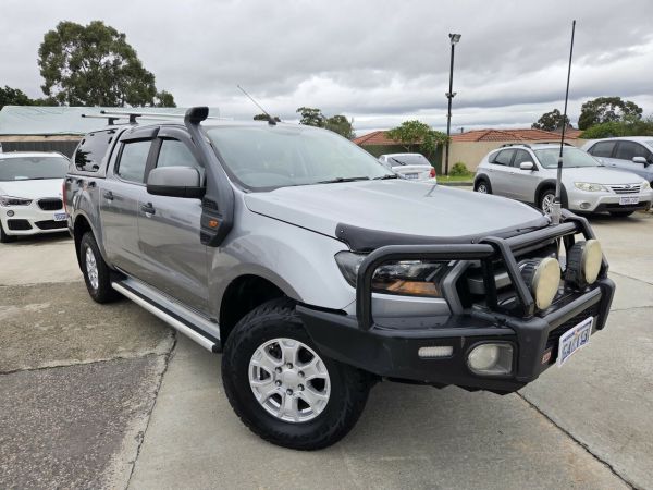 2015 Ford Ranger PX MkII XLS Double Cab Grey 6 Speed Sports Automatic Double Cab image