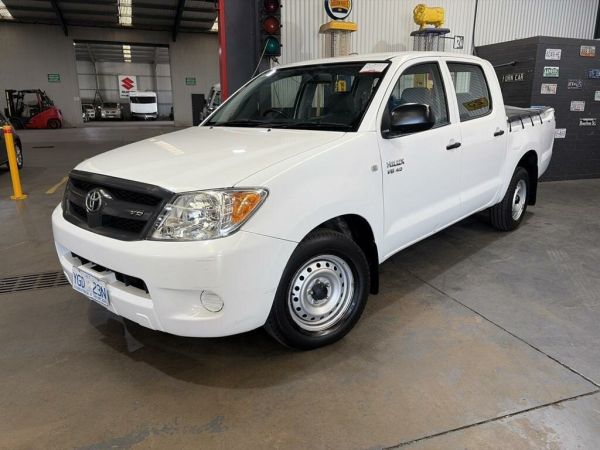 2008 Toyota Hilux GGN15R 07 Upgrade SR White 5 Speed Automatic Dual Cab Pick-up image
