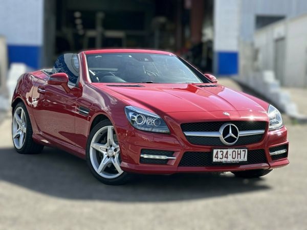 2016 Mercedes-Benz SLK200 R172 MY16 Fire Opal Red 9 Speed Automatic Convertible image