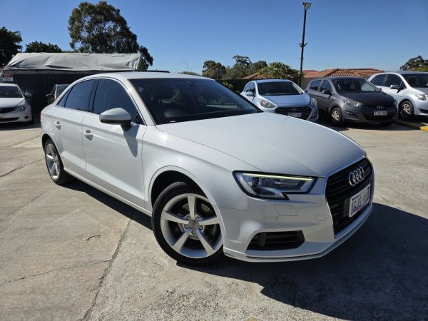 2018 Audi A3 8V MY18 Black Edition S Tronic White 7 Speed Sports Automatic Dual Clutch Sedan image