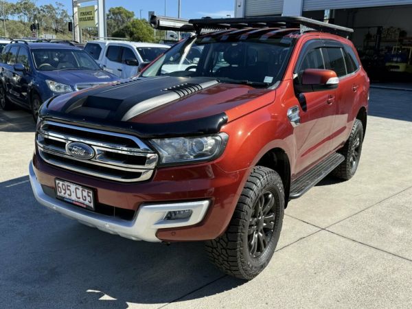 2016 Ford Everest UA Trend Red 6 Speed Sports Automatic SUV image