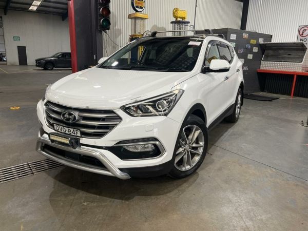 2017 Hyundai Santa Fe DM SER II (DM3) Update Highlander CRDi (4x4) White 6 Speed Automatic Wagon image