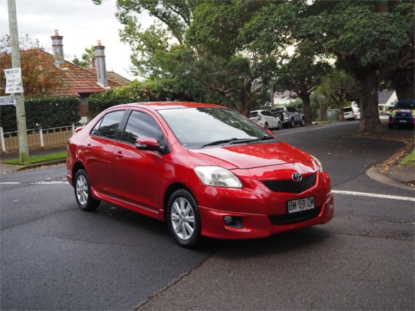 2011 TOYOTA YARIS 4D SEDAN NCP93R 10 UPGRADE YRX image