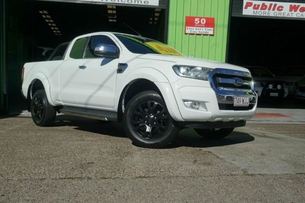 2015 Ford Ranger PX MkII XLT Super Cab White 6 Speed Manual Utility image