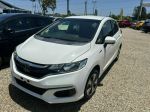 Image for 2018 Honda Fit F GP5 (Hybrid) White Continuous Variable Hatchback