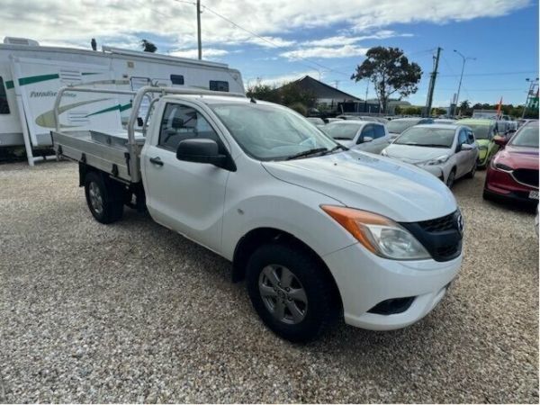2014 Mazda BT-50 MY13 XT Hi-Rider (4x2) White 6 Speed Manual Cab Chassis image